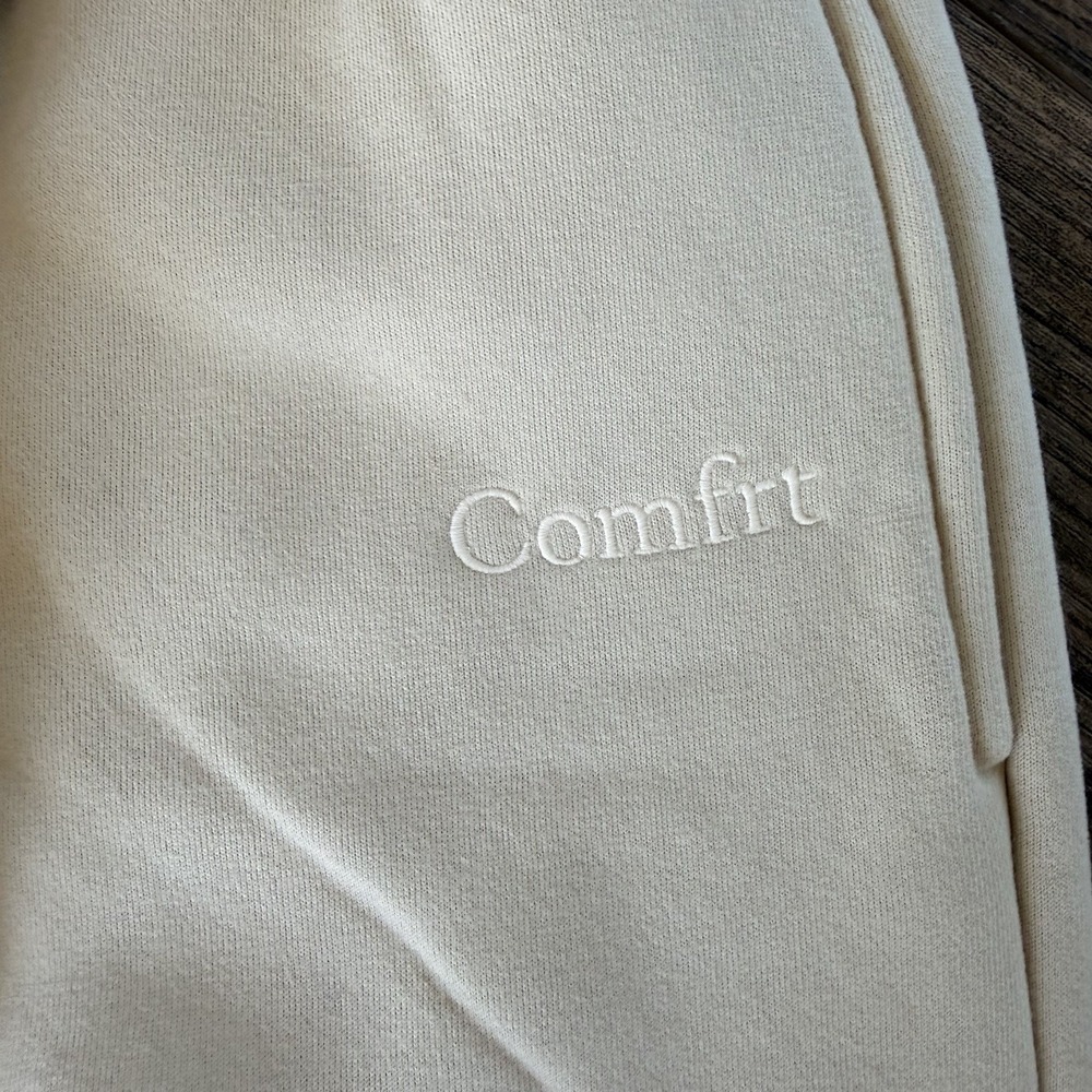 Comfrt Signature Sweatpants 28" Bone Color Unisex Size Small - Picture 3 of 6